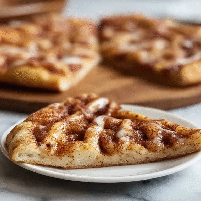 Sweet and Crunchy Cinnamon-Sugar Pizza: A Dessert Twist on a Classic