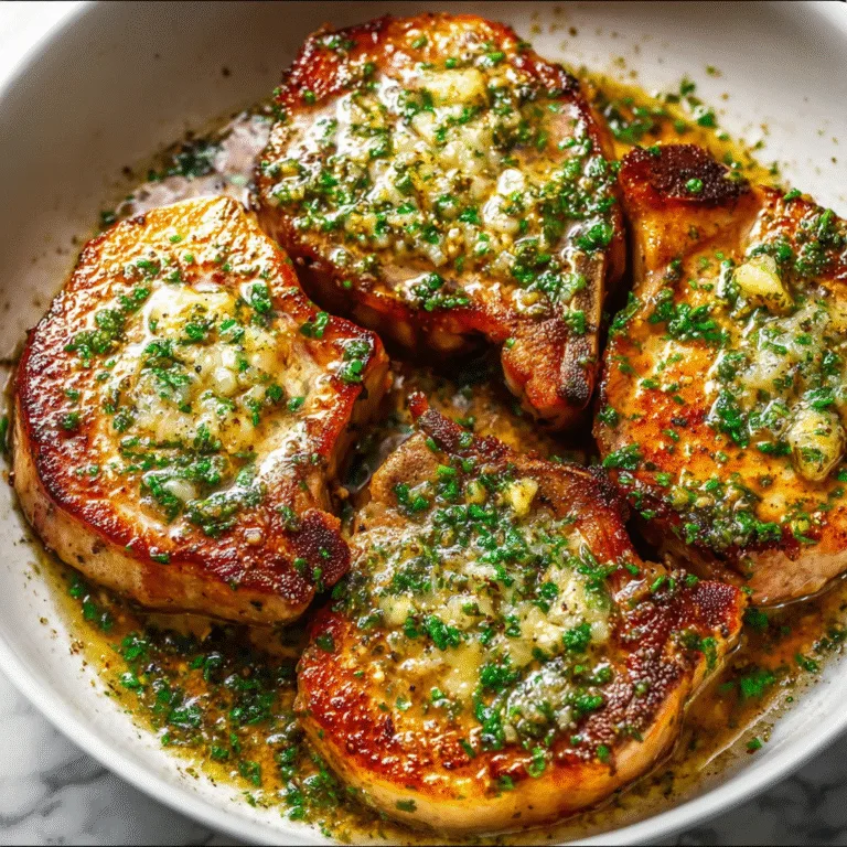 Garlic Butter Pan-Seared Pork Chops: Juicy, Flavor-Packed, and Simple