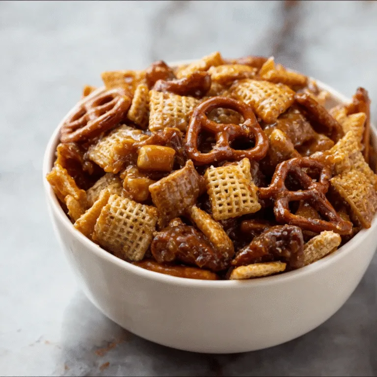 Sweet & Salty Toffee Chex Mix Recipe — The Ultimate Crunchy Party Snack