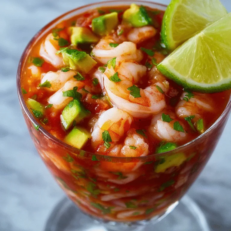 Mexican Shrimp Cocktail (Coctel de Camarones) – A Zesty, Refreshing Taste of the Coast
