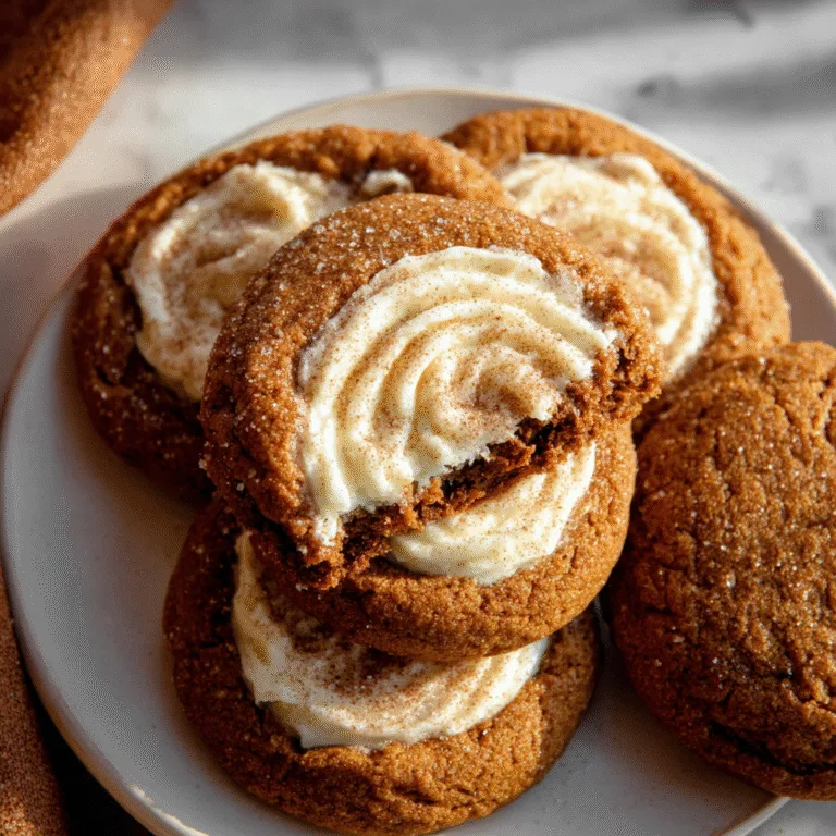Christmas Gingerbread Cheesecake Cookies – The Ultimate Holiday Treat
