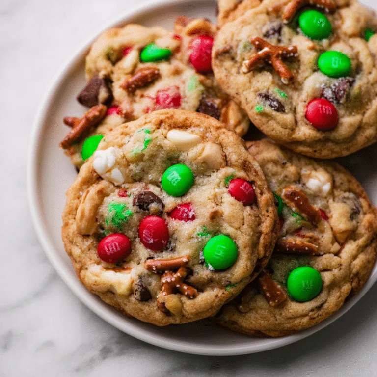 Christmas Kitchen Sink Cookies – The Ultimate Sweet & Salty Holiday Treat