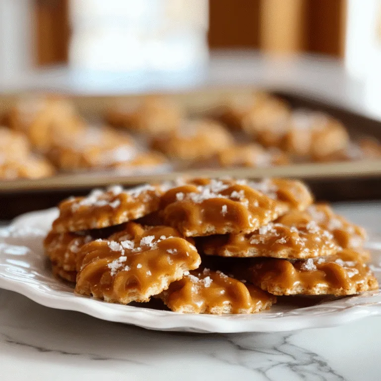 Salted Caramel Cracker Bites – Sweet, Salty, and Addictively Crunchy