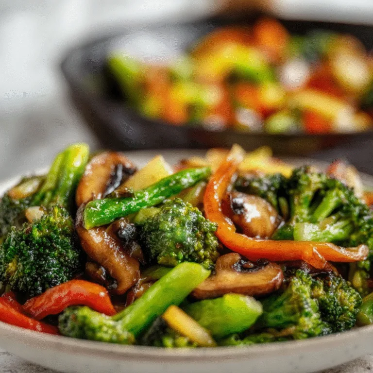 Garlic Butter Stir-Fried Vegetables – A Quick, Flavorful, and Healthy Side Dish
