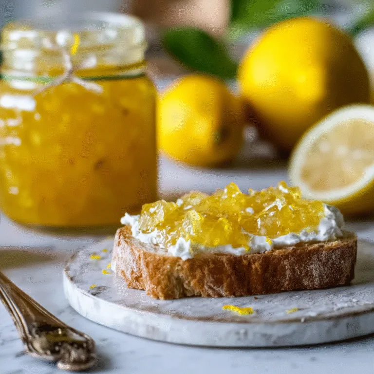 Italian Lemon Spread Delight – A Creamy, Citrusy Indulgence You’ll Fall in Love With