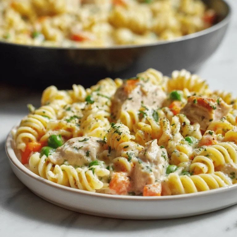 Quick Chicken Pot Pie Pasta – The Ultimate Comfort Food Made Easy