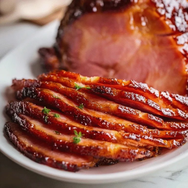 Coke Glazed Spiral Ham – Sweet, Caramelized, and Perfect for Holidays