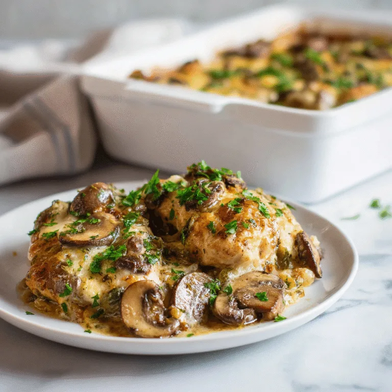 Chicken Marsala Casserole: Comfort Food with Italian Flair