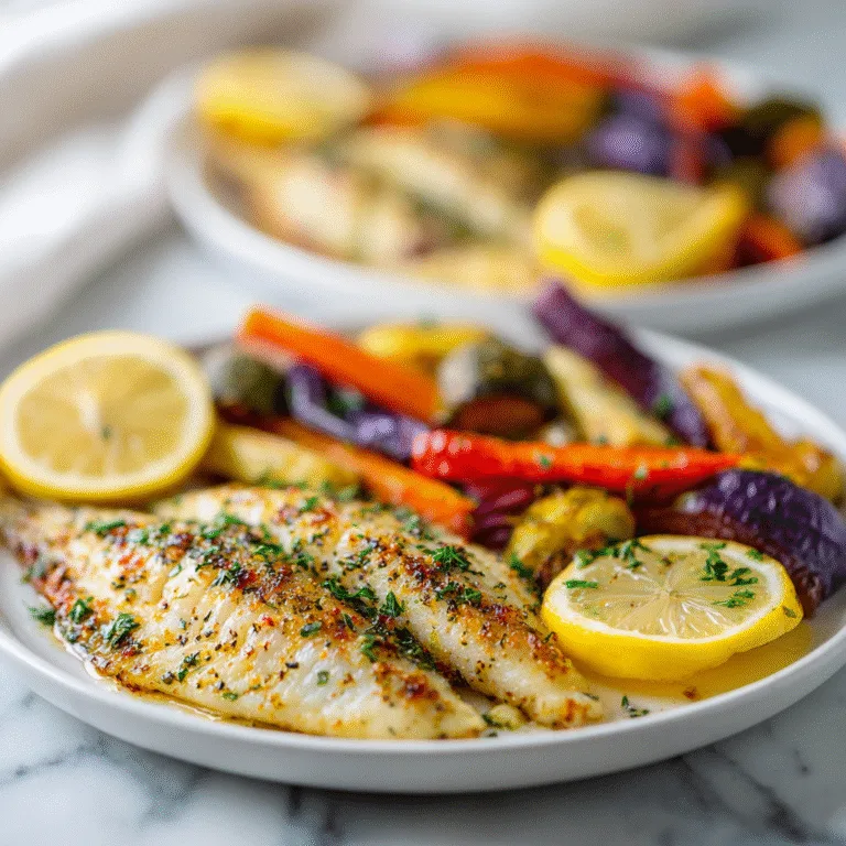 Baked Lemon Garlic Tilapia: Quick, Healthy, and Flavorful