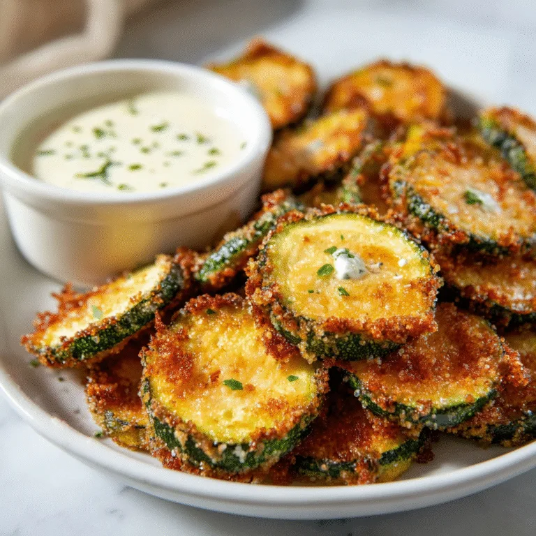 Crispy Fried Zucchini with Garlic Aioli: The Ultimate Golden, Crunchy Appetizer Everyone Loves