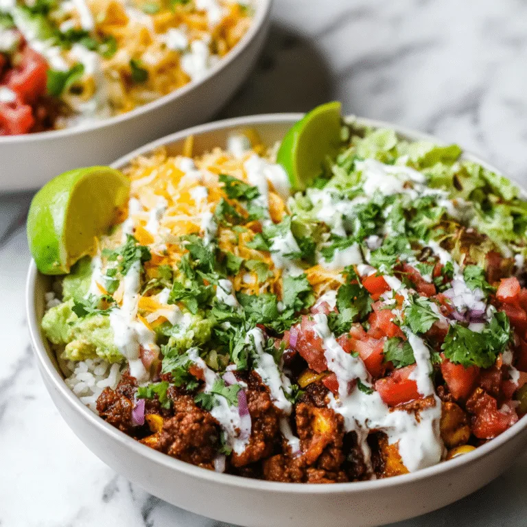 Loaded Burrito Bowls: A Flavor-Packed Meal in a Bowl