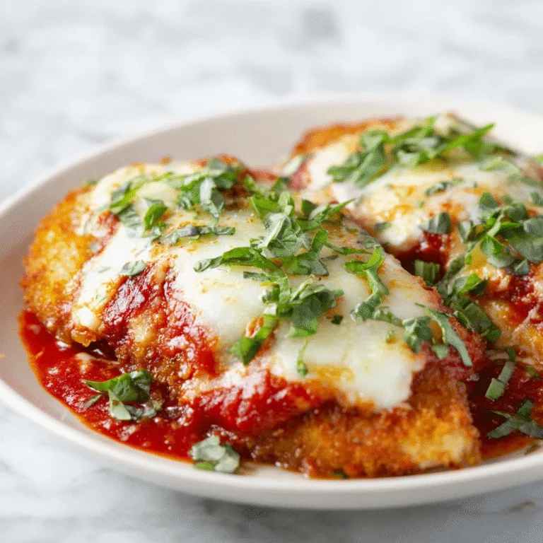 Classic Chicken Parmesan: Crispy, Cheesy, and Irresistible
