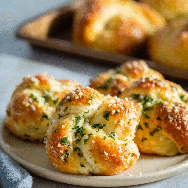 Homemade Garlic Knots – Soft, Buttery, and Better Than Takeout