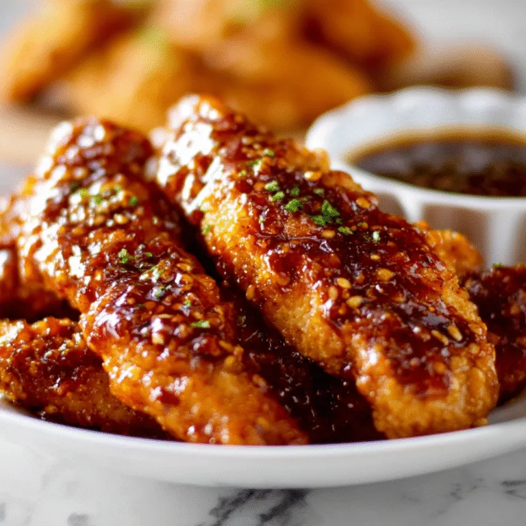 Sweet & Spicy Sticky Chicken Tenders: The Ultimate Weeknight Dinner You’ll Want on Repeat