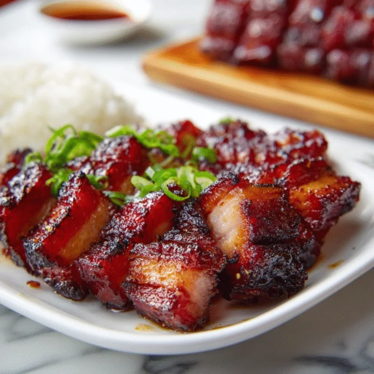 Chinese BBQ Pork (Char Siu): Sticky, Sweet, Savory Perfection at Home
