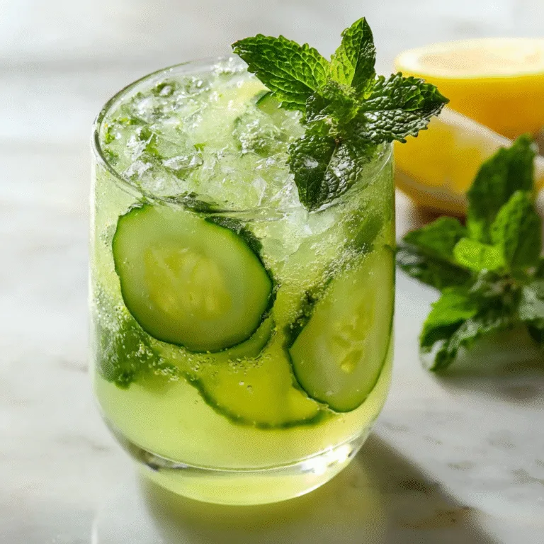 Chilled Cucumber Lemonade — The Ultimate Refreshing Drink for Hot Days