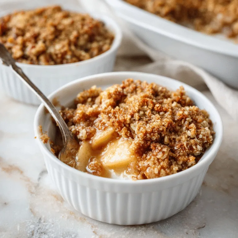 Healthy Breakfast Apple Crumble — A Nourishing, Cozy Morning Bake You’ll Make All Year