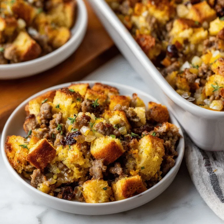 The Best Sausage Stuffing (Traditional, Flavor-Packed & Perfect for the Holidays)