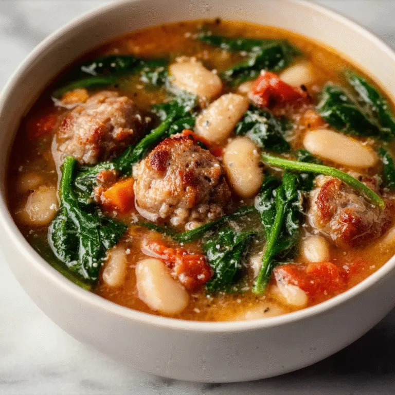 Italian Sausage White Bean Soup — A Cozy, Hearty, Flavor-Packed Bowl of Comfort