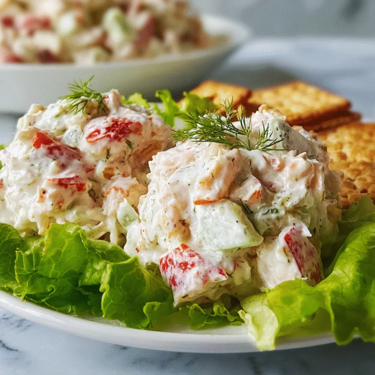Creamy Crab Seafood Salad – The Ultimate Chilled Seafood Classic for Every Occasion