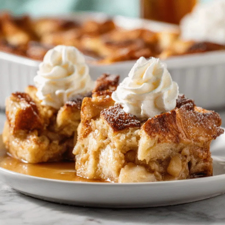 Apple Pie Bread Pudding – The Coziest Fall Dessert in One Dish