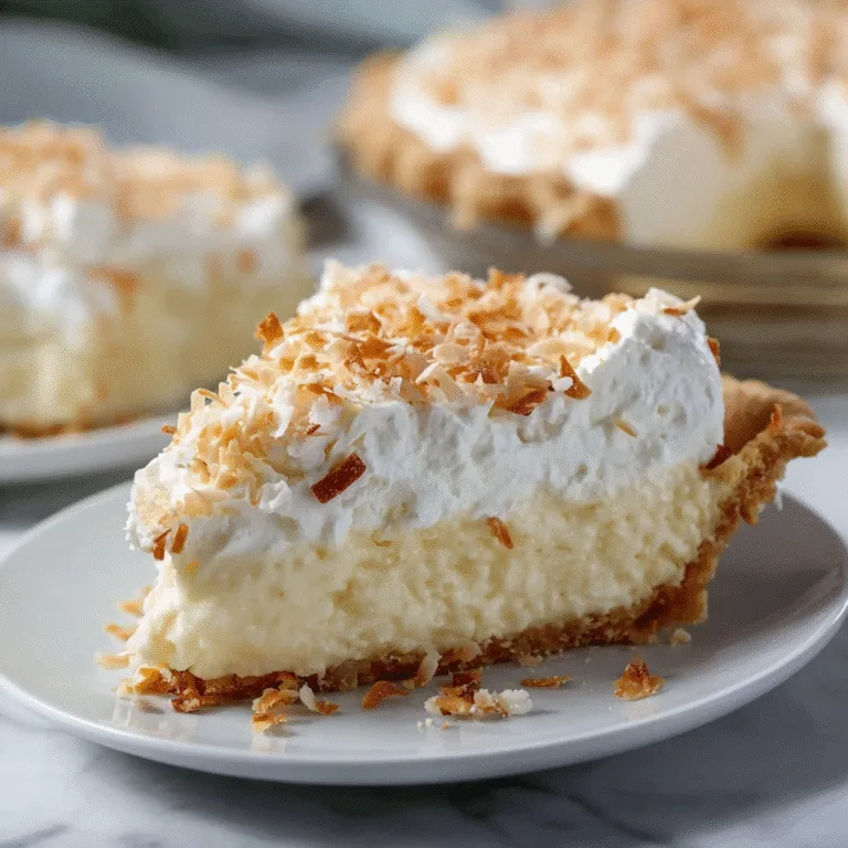 Grandma’s Coconut Cream Pie – A Silky Old-Fashioned Classic