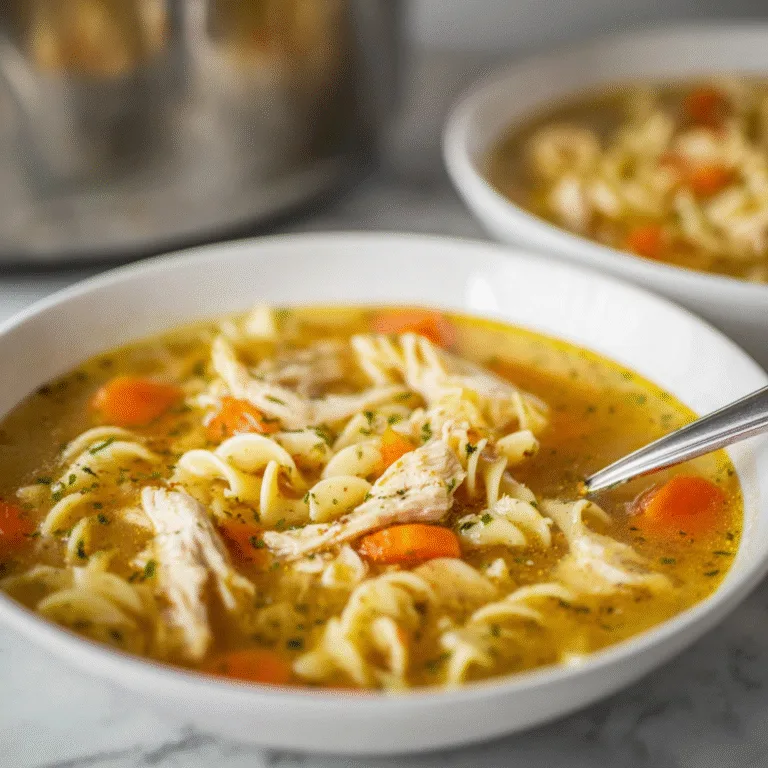 Easy Chicken Noodle Soup – Classic Comfort Made Simple