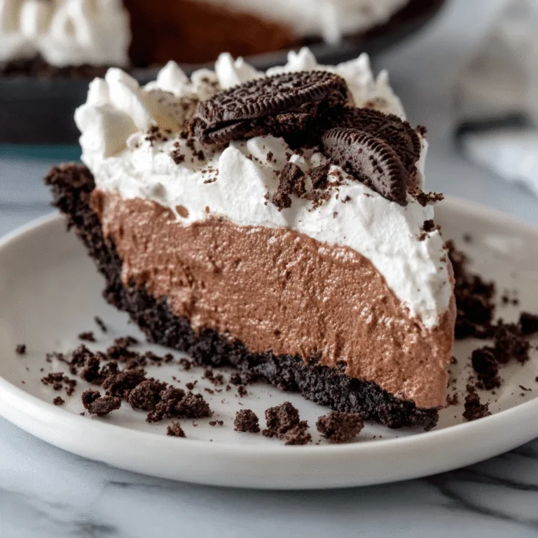Oreo Chocolate Mousse Pie: A No-Bake Dream Dessert for Chocolate Lovers