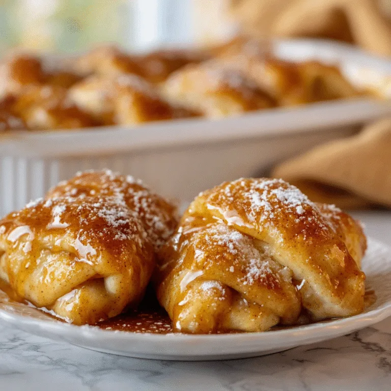 Easy Crescent Roll Apple Dumplings – The Coziest Fall Dessert You’ll Ever Make