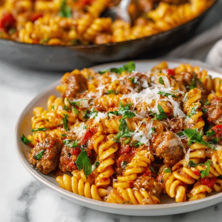 Sausage Pasta Skillet – A One-Pan Dinner Your Whole Family Will Love