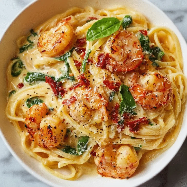 Creamy Tuscan Shrimp Pasta – A Restaurant-Worthy Dinner You Can Make at Home