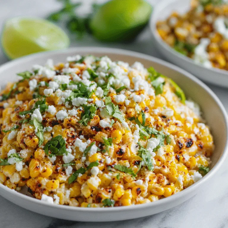 Mexican Street Corn Salad (Esquites): A Zesty, Creamy, Flavor-Packed Side Dish Everyone Loves