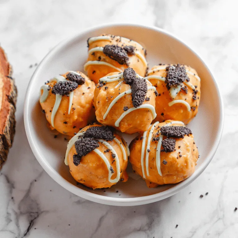 Easy Pumpkin Oreo Balls: The Ultimate No-Bake Fall Treat Everyone Will Love
