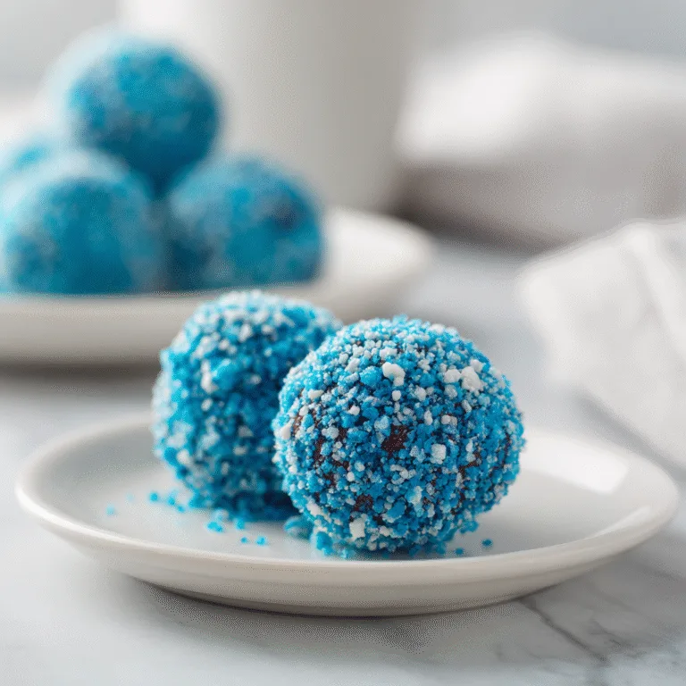 Easy Blue Christmas Truffles: A Festive No-Bake Treat Everyone Will Love