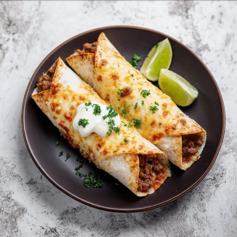 Beef and Cheese Burritos — The Ultimate Comfort-Food Wrap You’ll Want Every Week
