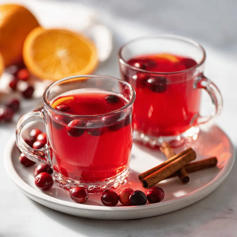 Easy Spiced Cranberry Juice Recipe (Warm or Cold!)