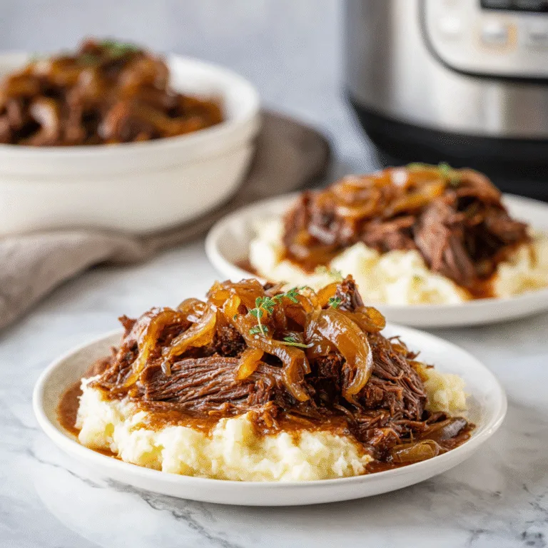 Slow Cooker French Onion Beef Pot Roast: The Coziest, Deepest-Flavored Comfort Meal You’ll Make All Year