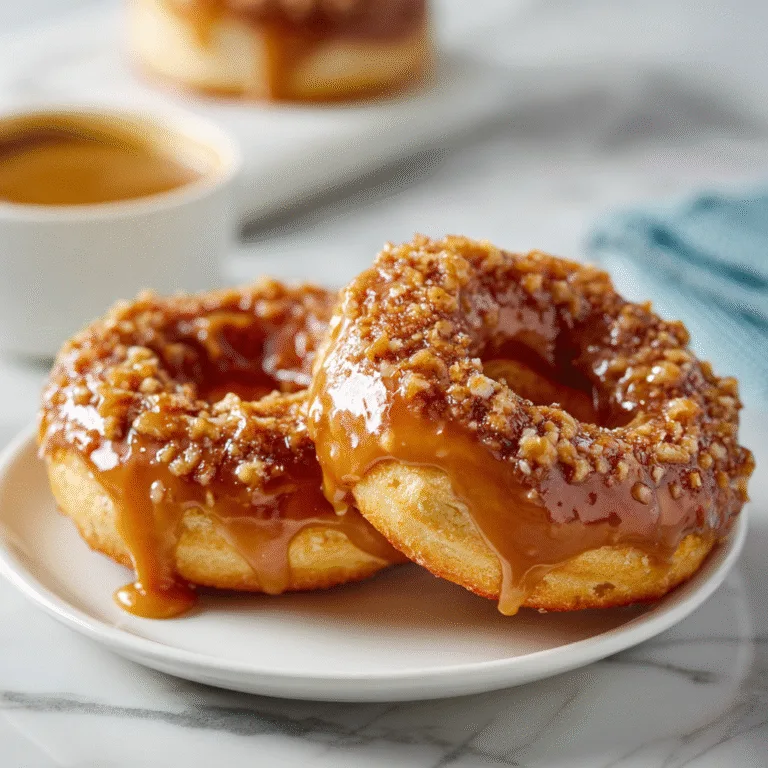 Spiced Pumpkin Bourbon Caramel Donuts: The Fall Doughnut You’ll Want to Make Every Weekend