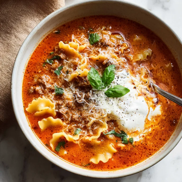 Cozy One Pot Lasagna Soup: All the Comfort of Lasagna, None of the Fuss