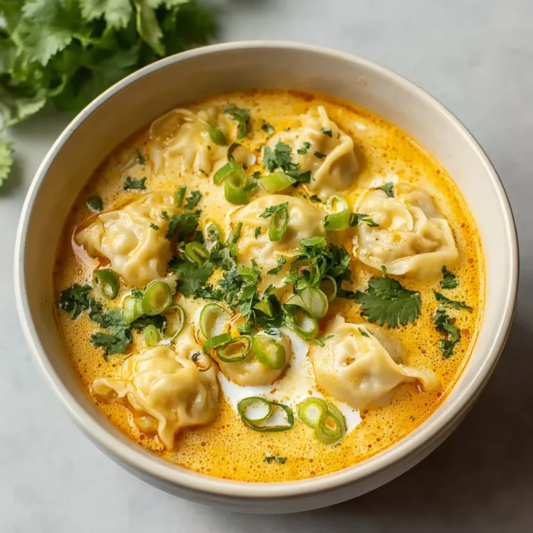 Coconut Curry Soup with Dumplings: A Cozy Bowl of Comfort You’ll Crave All Year Long