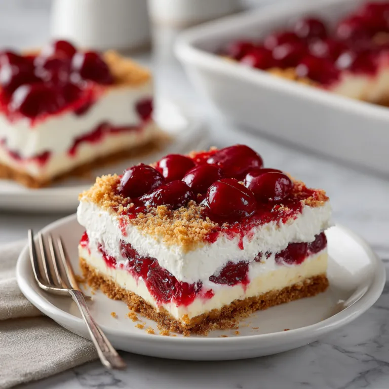 Easy Cherry Delight Dessert: A Classic No-Bake Favorite Everyone Loves