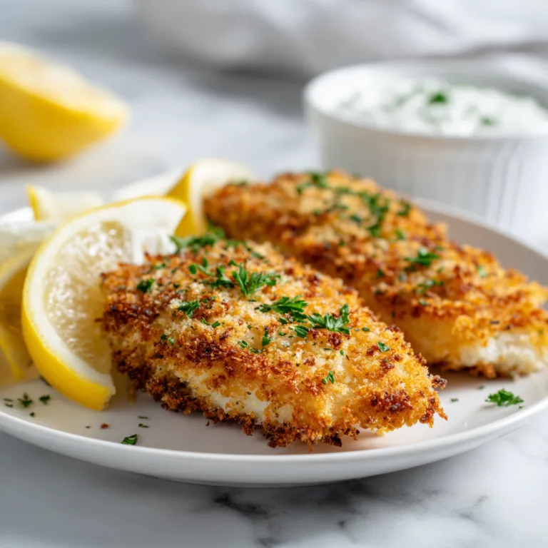 10-Minute Parmesan Crumbed Fish: Crispy, Quick & Delicious