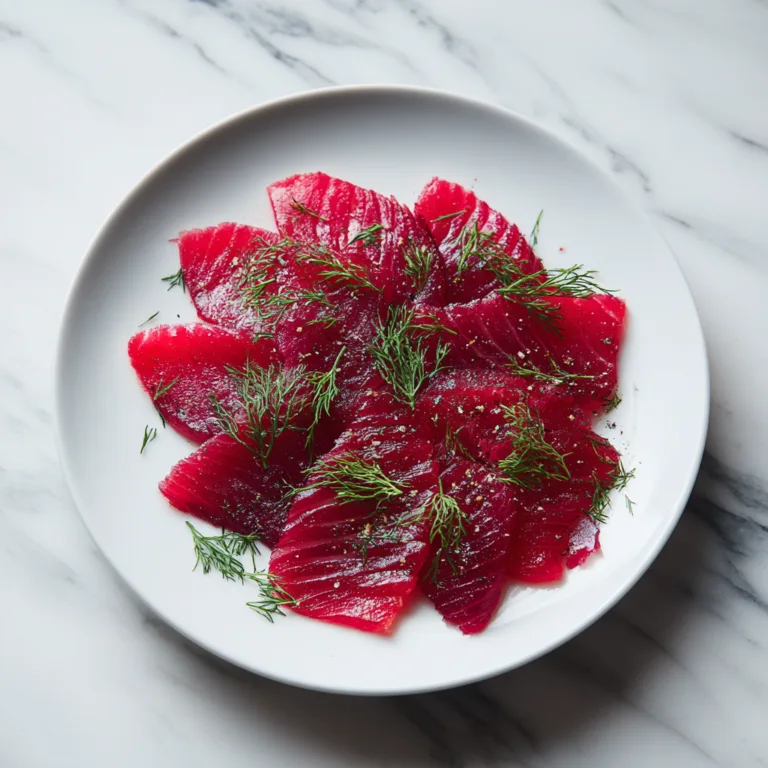 Beetroot Cured Salmon: A Stunning Homemade Delicacy