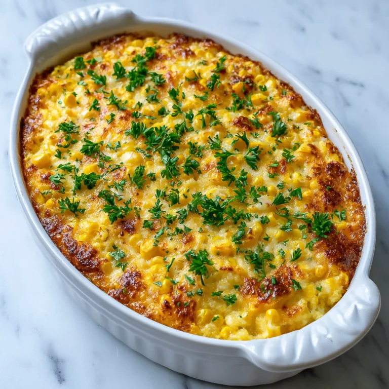 Cheesy Corn Casserole: The Ultimate Comfort Food Side Dish for Every Occasion