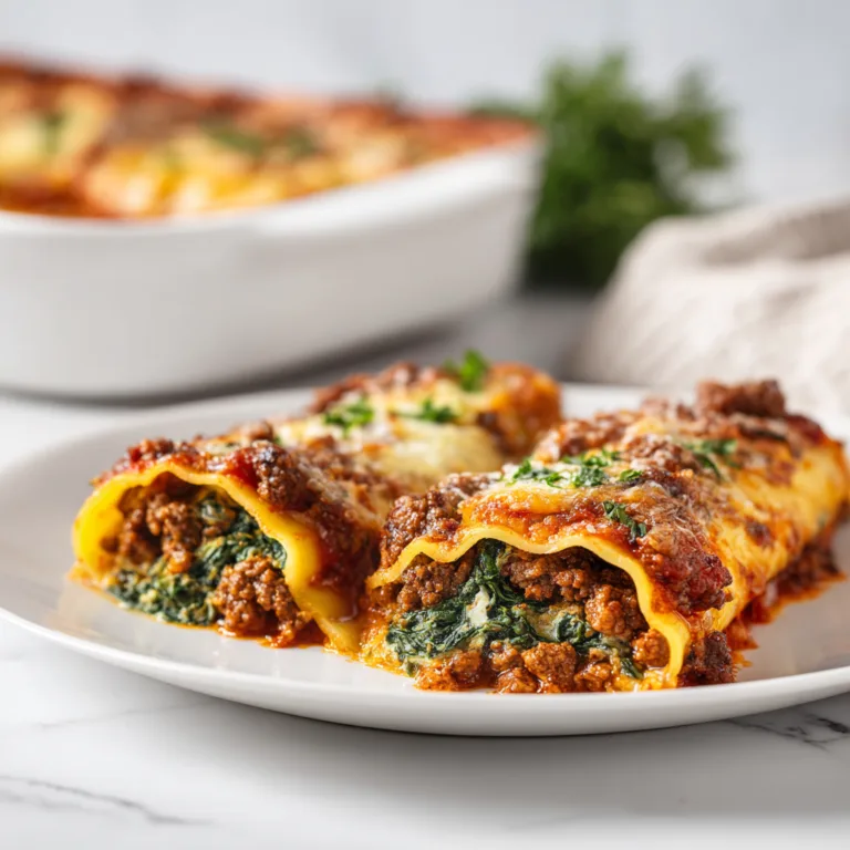 Spinach Beef Cannelloni: A Comforting Italian Classic for Family Tables