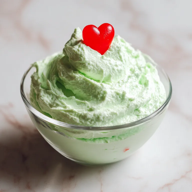 Easy Grinch Fluff Dessert Recipe (No-Bake, Holiday Favorite)