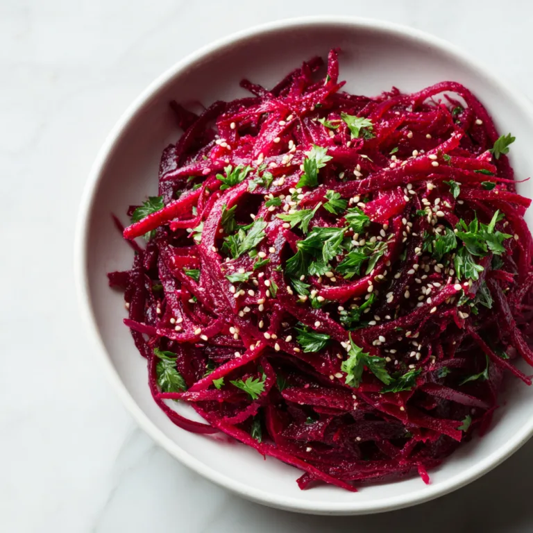 Fresh and Easy Grated Beet Salad Recipe for Dinner: A Crisp, Colorful, and Nourishing Dish