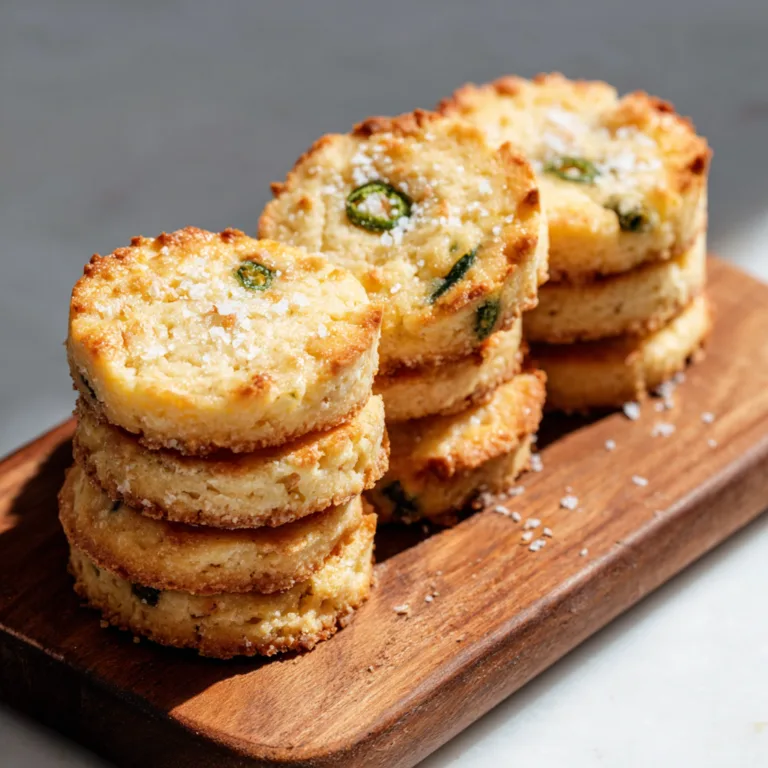 Cheesy Jalapeño Shortbread: The Ultimate Savory Cookie You Didn’t Know You Needed