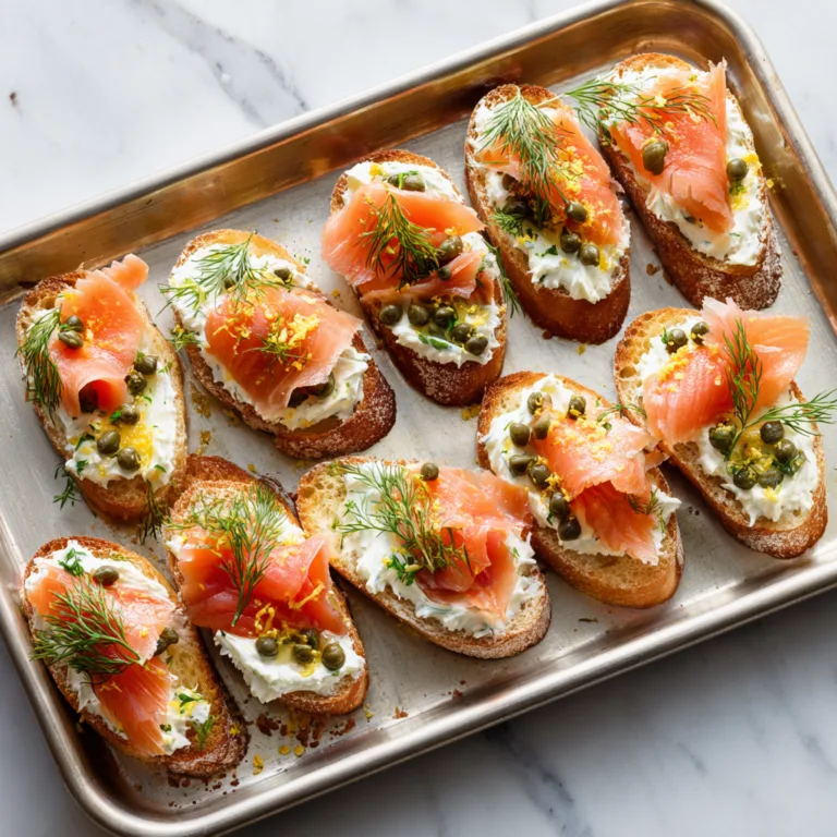 Smoked Salmon Crostini: The Ultimate Elegant Appetizer for Any Occasion
