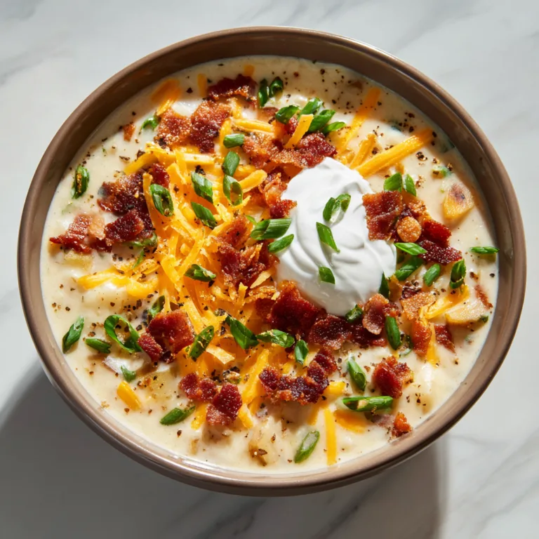 Loaded Baked Potato Soup: The Ultimate Comfort Bowl You’ll Make Again and Again